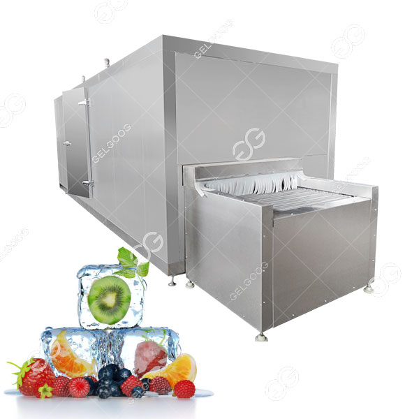 Awtomatikong IQF Fruits And Vegetables Freezer Machine 