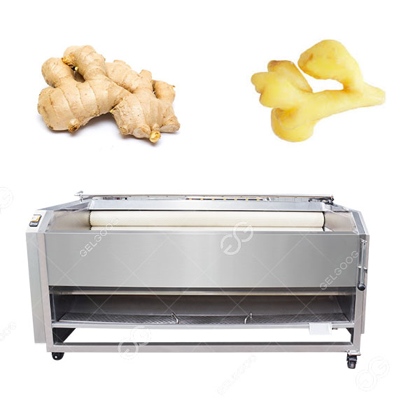 Hindi kinakalawang na Steel Ginger Washing Peeling Peeler Machine Presyo