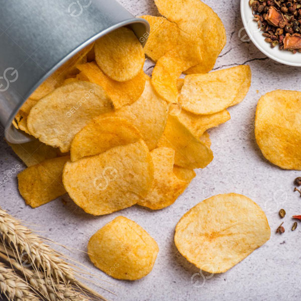 Natural Linya Ng Produksyon Ng Potato Chips Plant For Sale